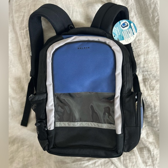 Belkin Black and Blue Backpack with Gray Highlights - Picture 11 of 11